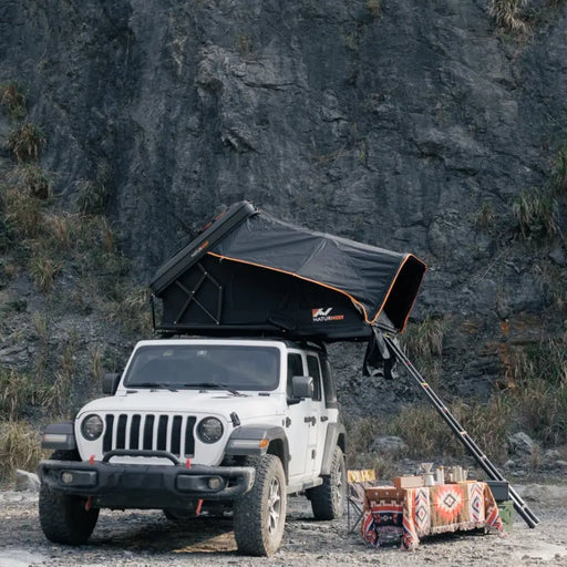 Naturnest - Sirius 2 XL Aluminum, 3-4 Person, Fold-Out, Hard Shell Rooftop Tent